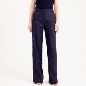 J. Crew 100% linen Wide Leg Trousers
